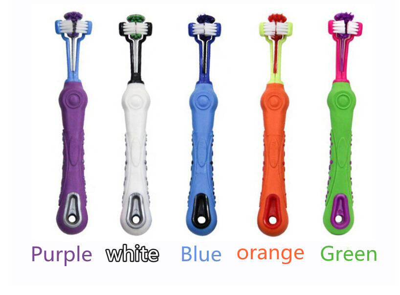 Double-headed Toothbrush For Dog And Cat Teeth Cleaning