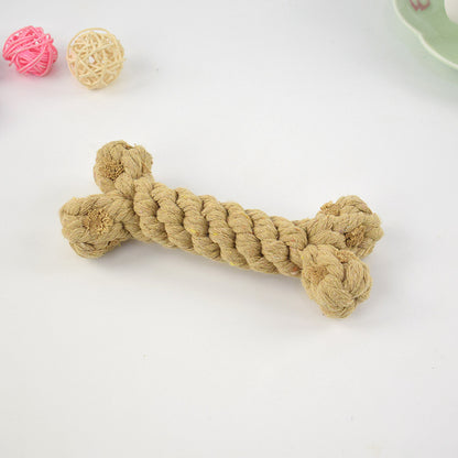 Knot Bone Bite Resistant Dog Toy