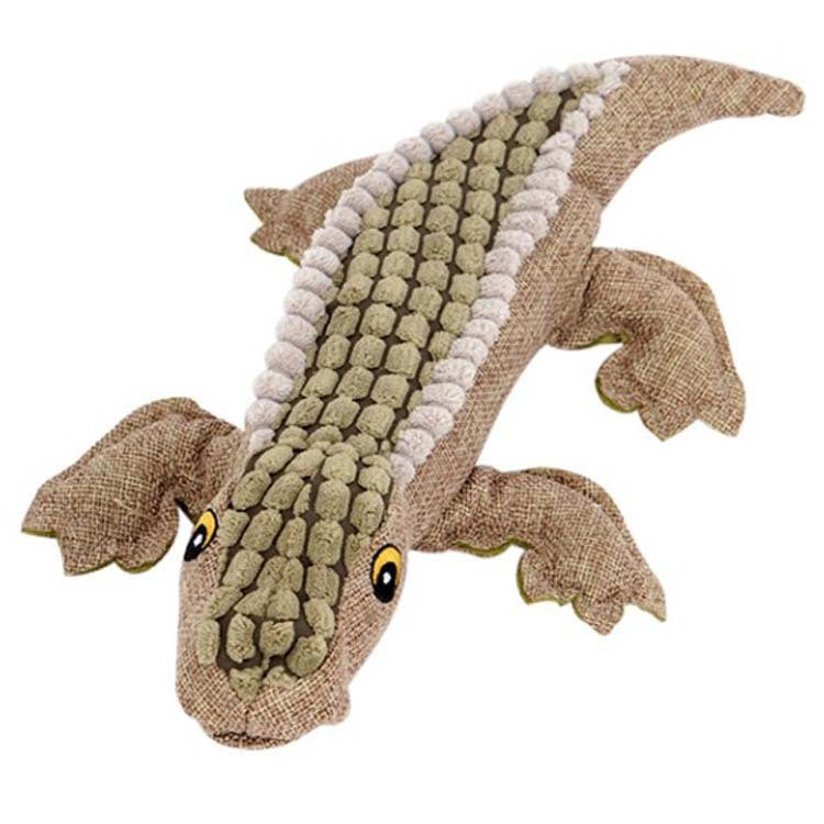 Crocodile Plush Sounding Dog Toy