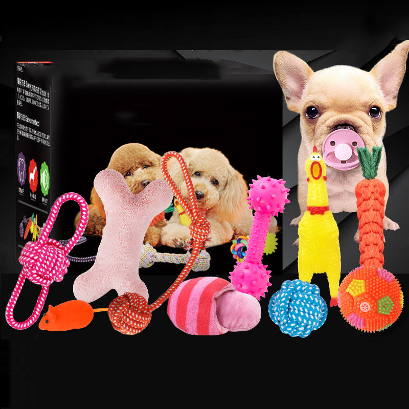 Vocal dog toy sets