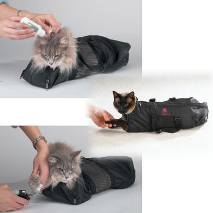 Cat Grooming Bathing Bag to Help Cut Nails Dogs