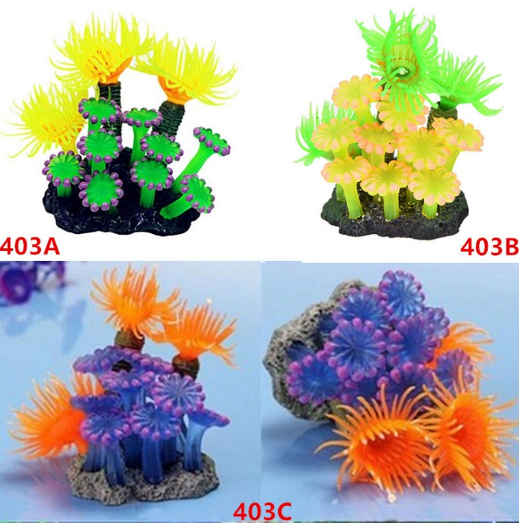 Decorative Soft Coral Aquarium Landscaping