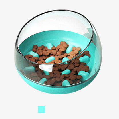 Space Capsule Slow Feeding Pet Bowl