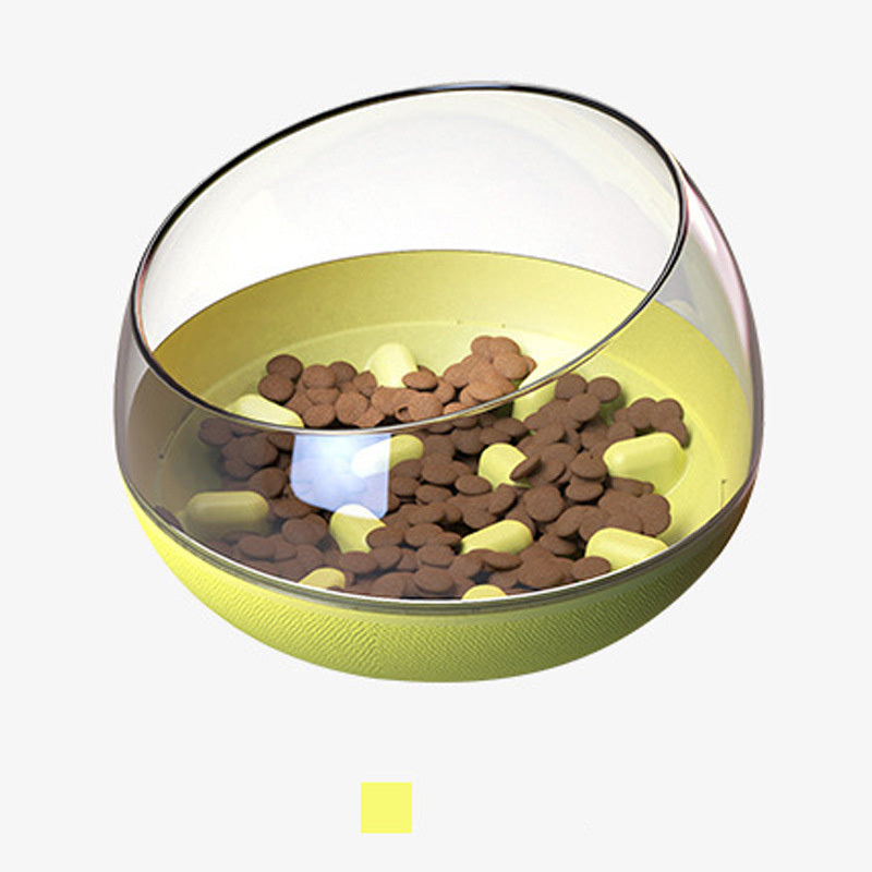 Space Capsule Slow Feeding Pet Bowl