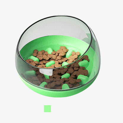 Space Capsule Slow Feeding Pet Bowl