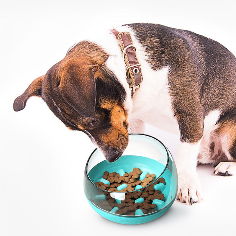 Space Capsule Slow Feeding Pet Bowl