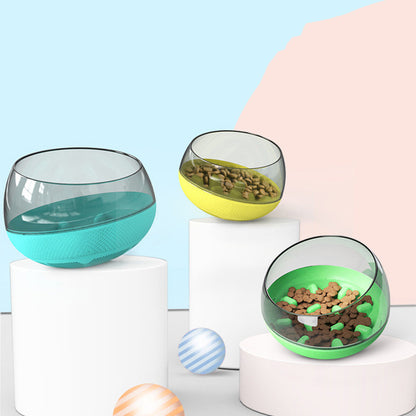 Space Capsule Slow Feeding Pet Bowl