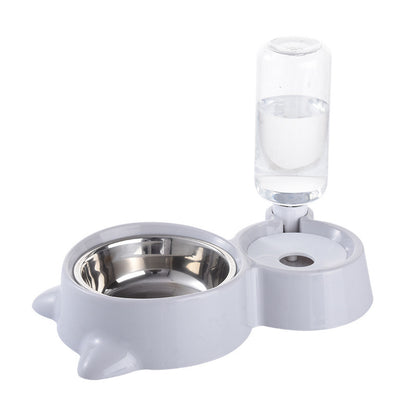 Automatic Drinking Double Dog Bowl Cat Bowl