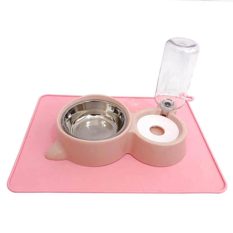 Automatic Drinking Double Dog Bowl Cat Bowl