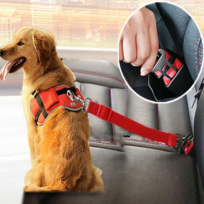 Adjustable Dog Car Safety Harness