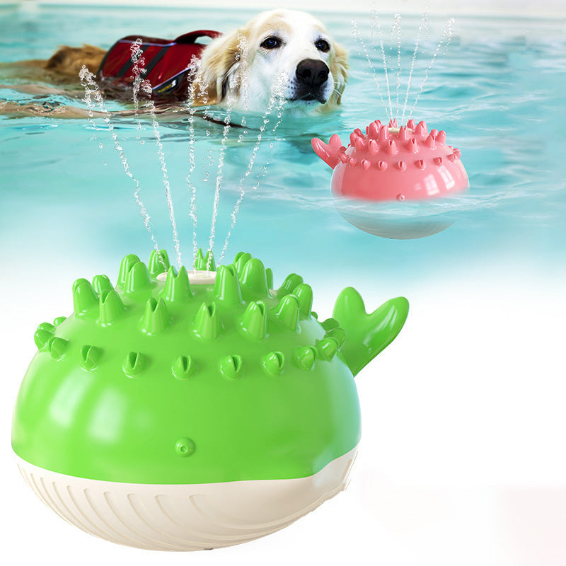 Hot Summer Electric Water Spray Dog Toy