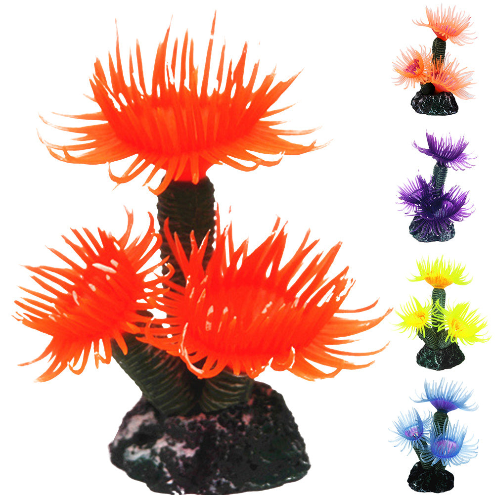 Sea Anemone Coral Aquarium Ornament