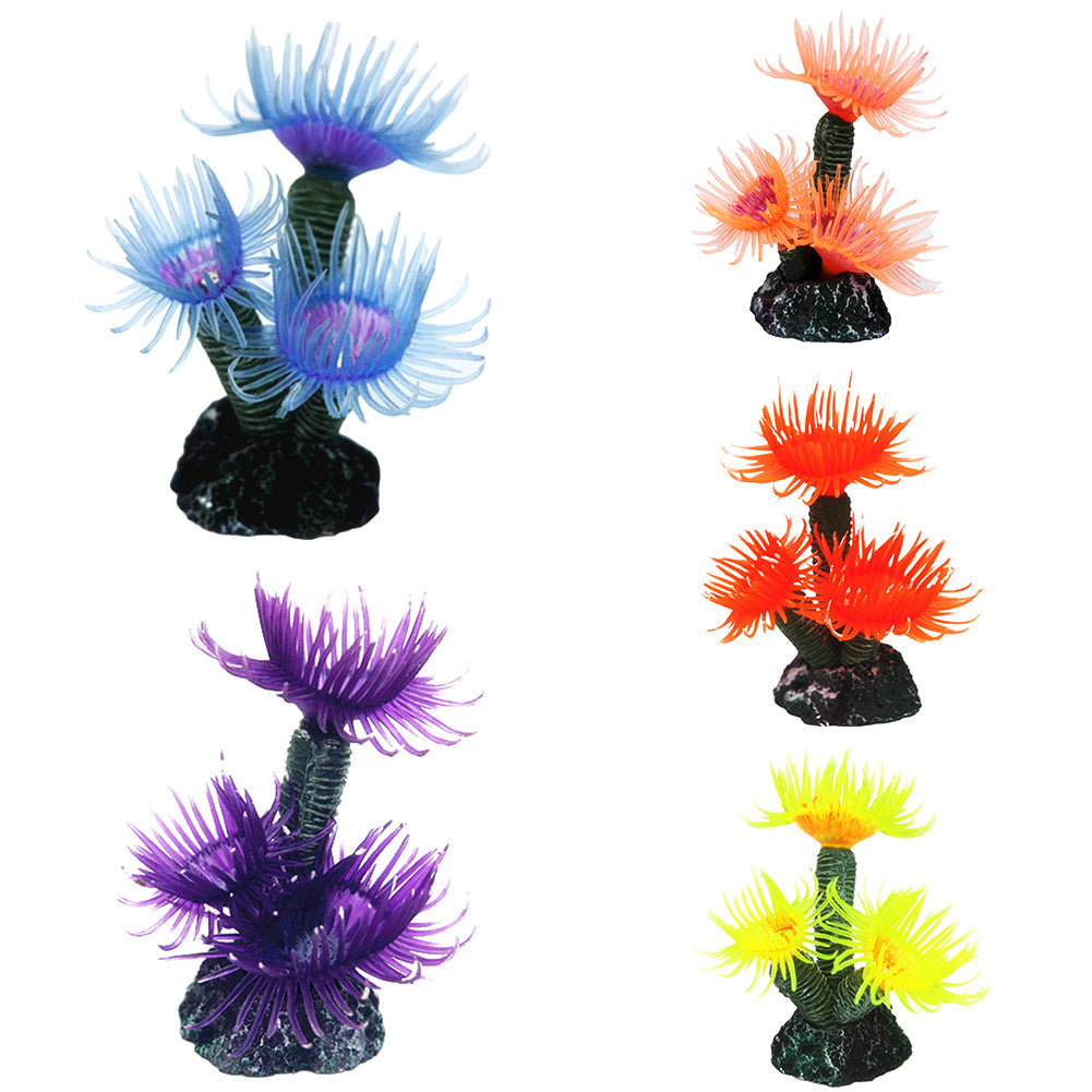 Sea Anemone Coral Aquarium Ornament