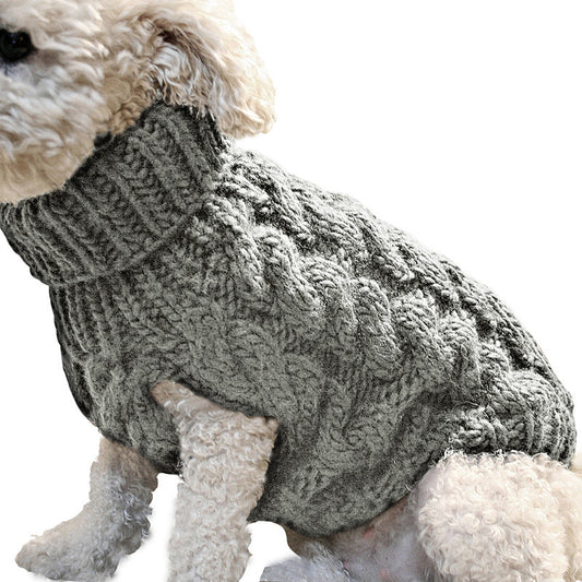 New Pet Sweater Dog Clothes Winter Warm Clothing