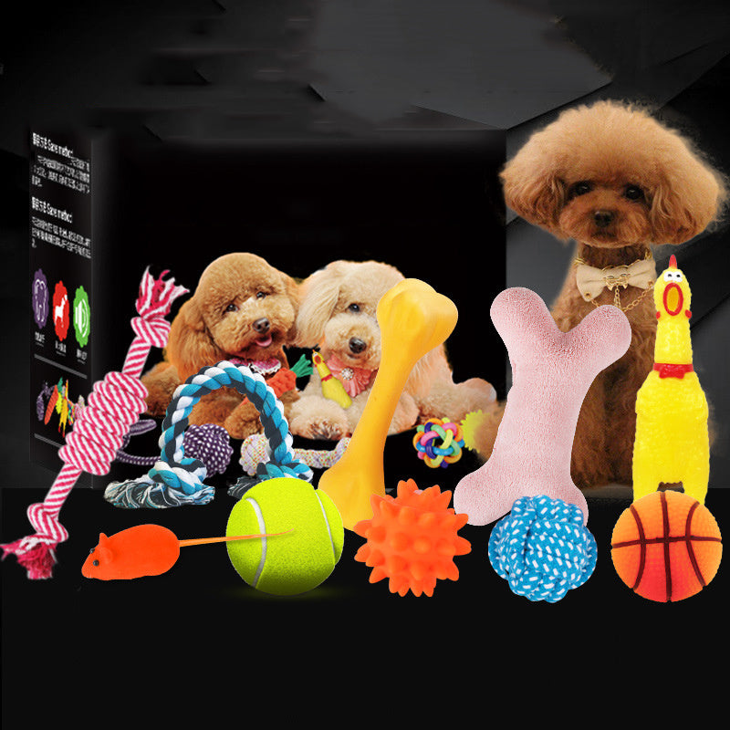 Vocal dog toy sets