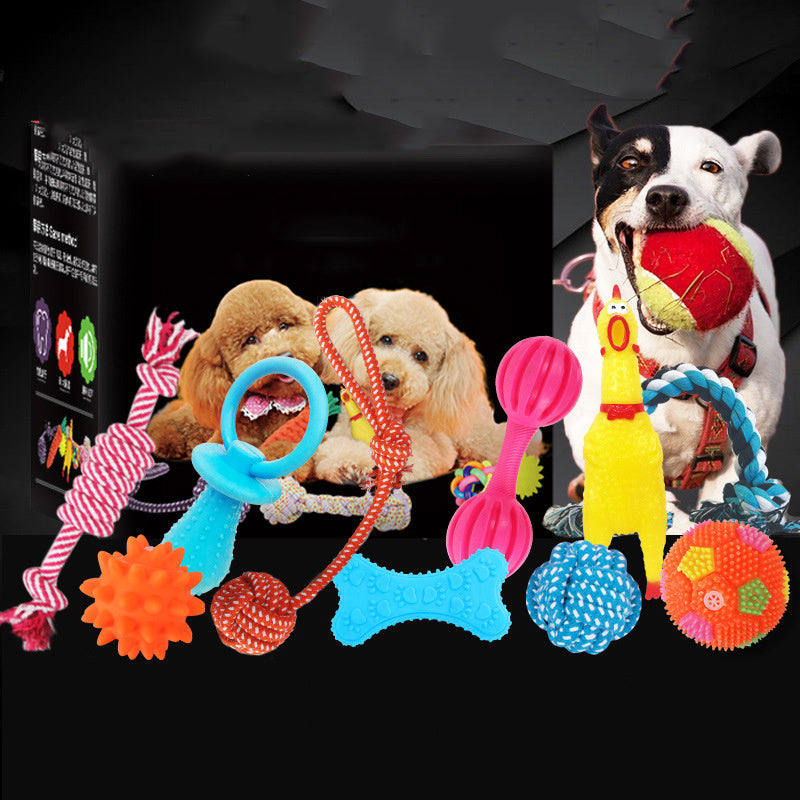 Vocal dog toy sets