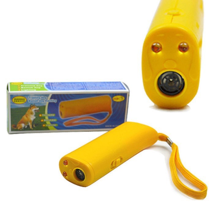 Ultrasonic Dog Dispeller Dog Trainer Barking Dog Flashlight