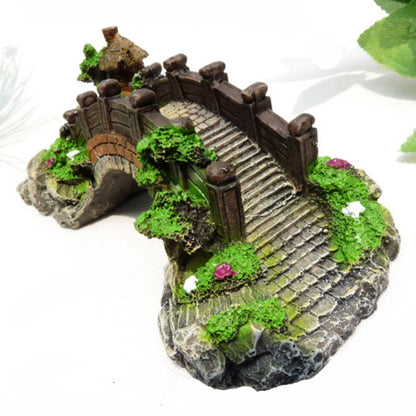 Aquarium Landscaping Rockery And Bridge Decoration