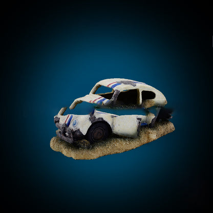 Sunken Car Decorative Ornaments for Aquarium