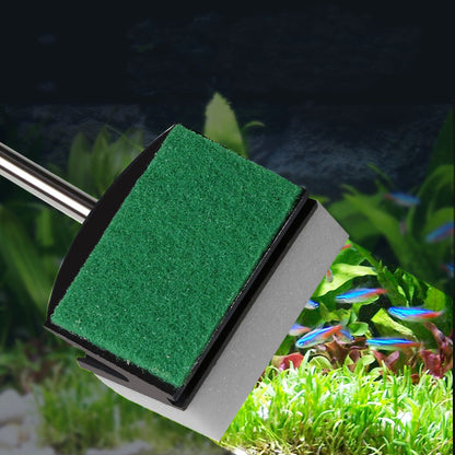 Aquarium Cleaning Sponge Double Brush Tool