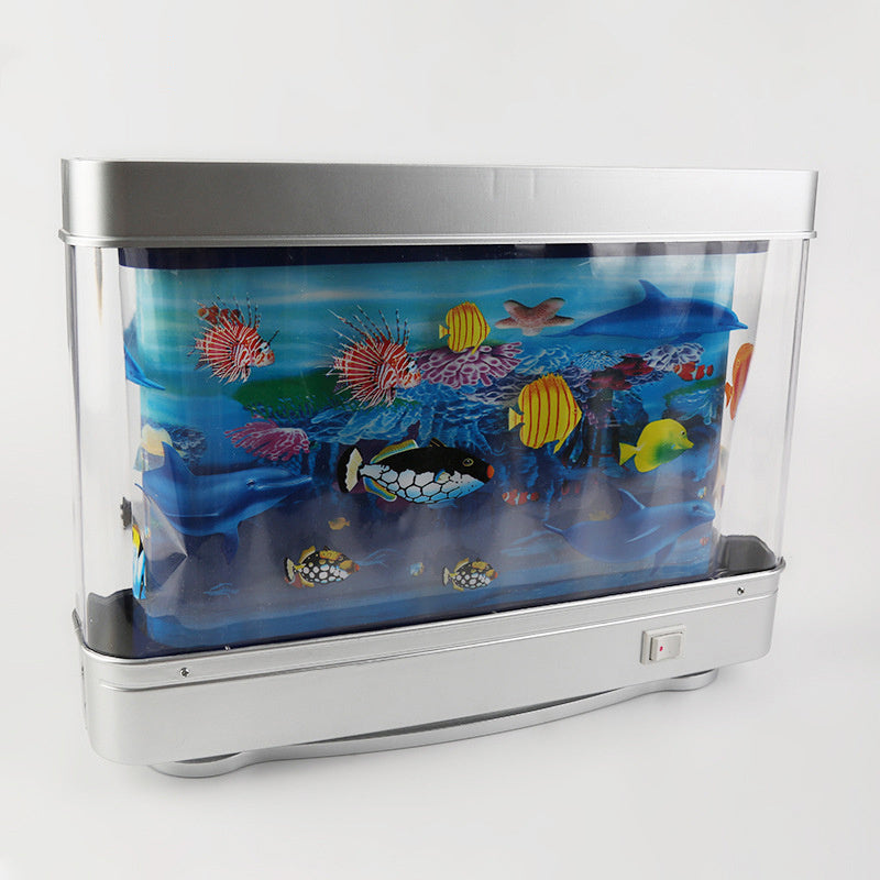 LED Creative Ocean View Small Aquarium