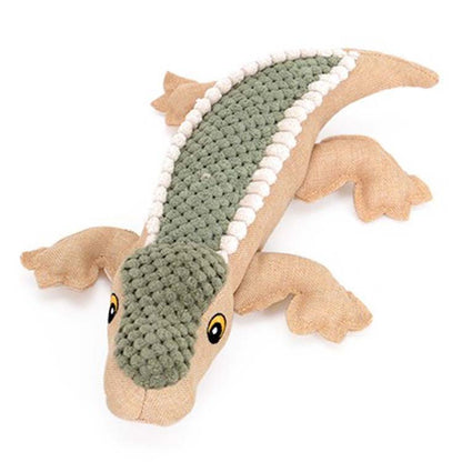 Crocodile Plush Sounding Dog Toy