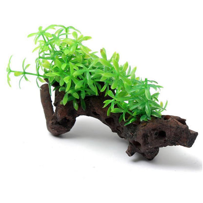 Log Aquatic Vegetation Decorative Ornament