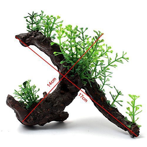 Log Aquatic Vegetation Decorative Ornament