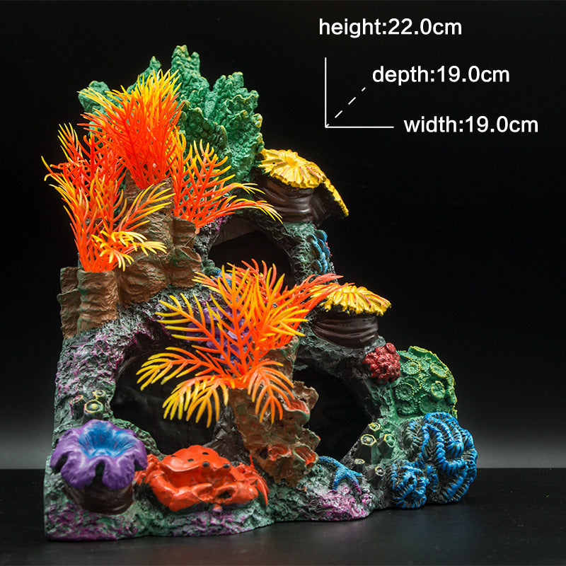 Aquarium Fish Tank Landscaping Coral Ornaments