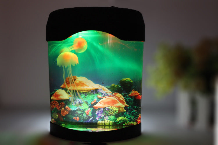 Jellyfish Aquarium USB Colorful Lamp