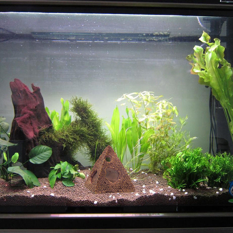 Pyramid Aquarium Decoration