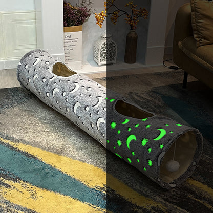 Glow In The Dark Rolling Dragon Cat Tunnel