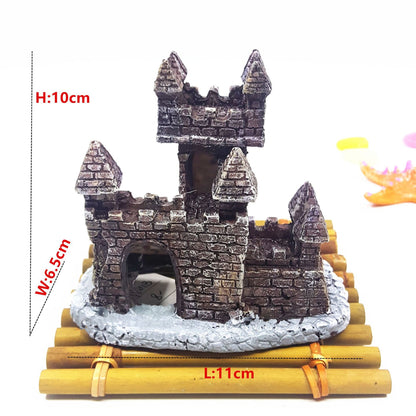 Aquarium Castle Ornament