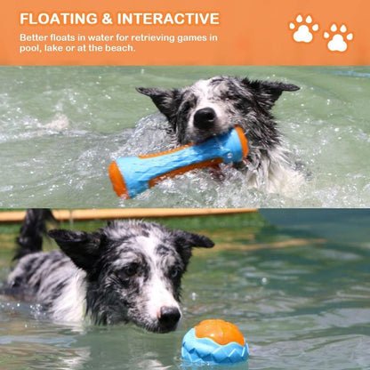 Dog Squeaky Toys For Interactive Fetch Play Dog Beach Toy