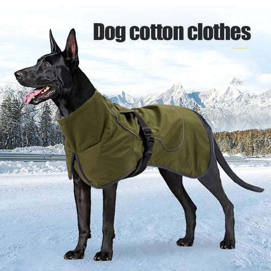 Handsome Winter Warm Dog Clothing Snowproof