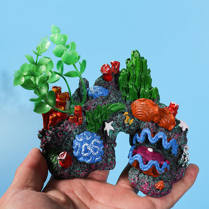 Fish Tank Coral Reef Ornaments