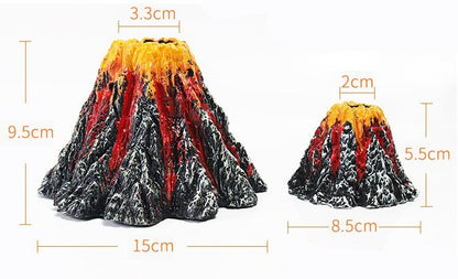 Aquarium Fake Volcano Ornament