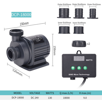 Silent Submersible Pump For Fish Tank Aquarium Pond