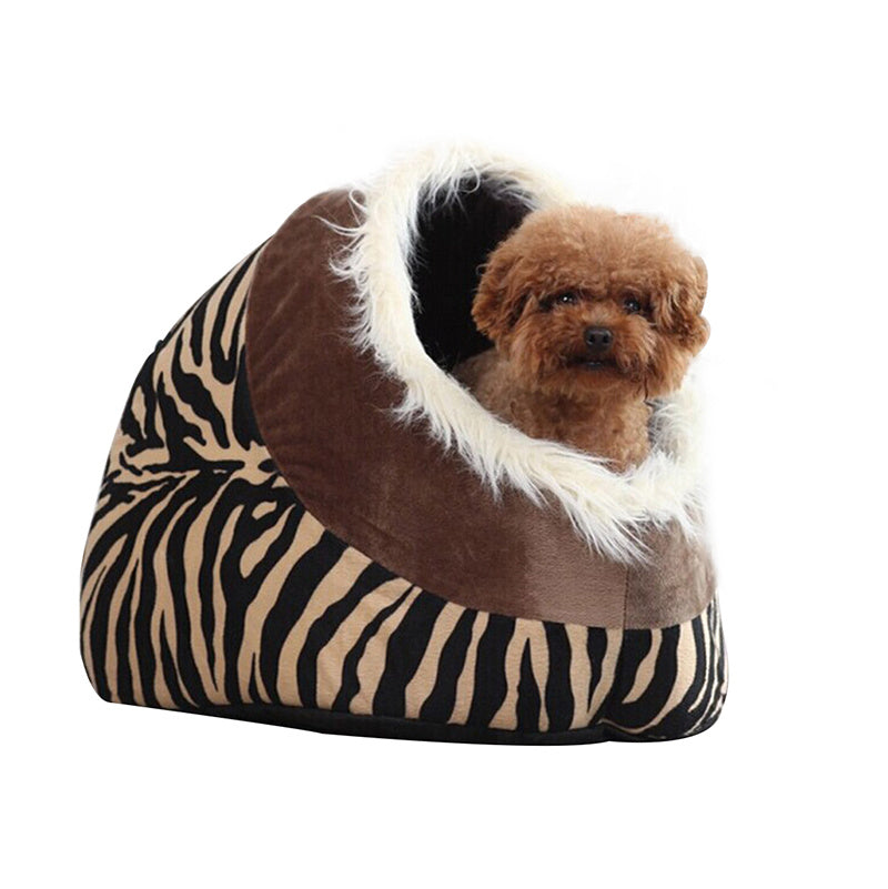 Leopard kennel cat house dog house dog bed cat bed pet bed supplies for Cats and Dogs