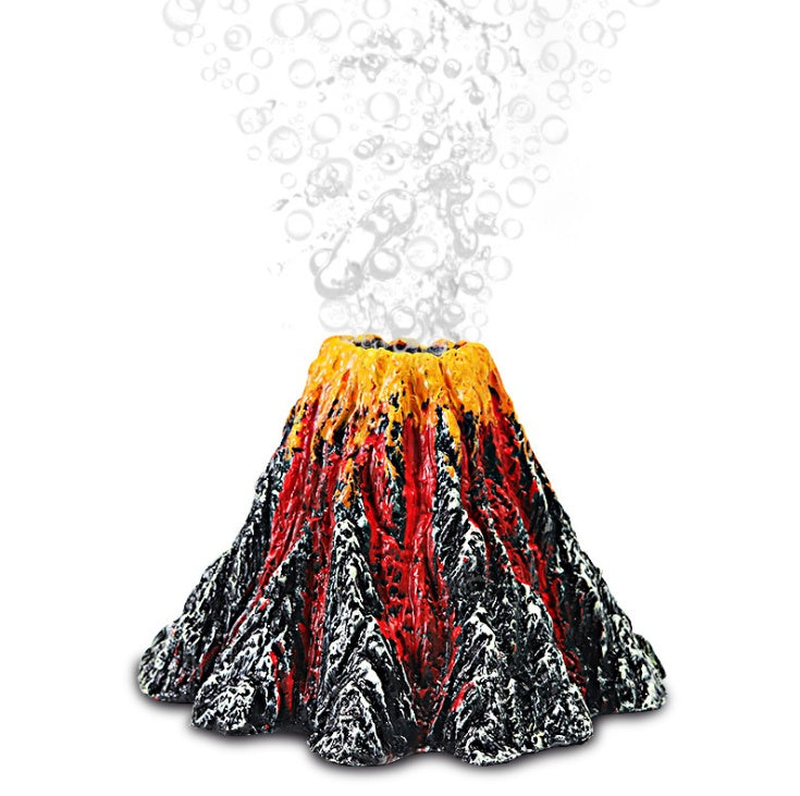 Aquarium Fake Volcano Ornament