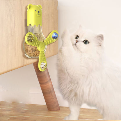 Rotating Cat Treat Leaker Toy