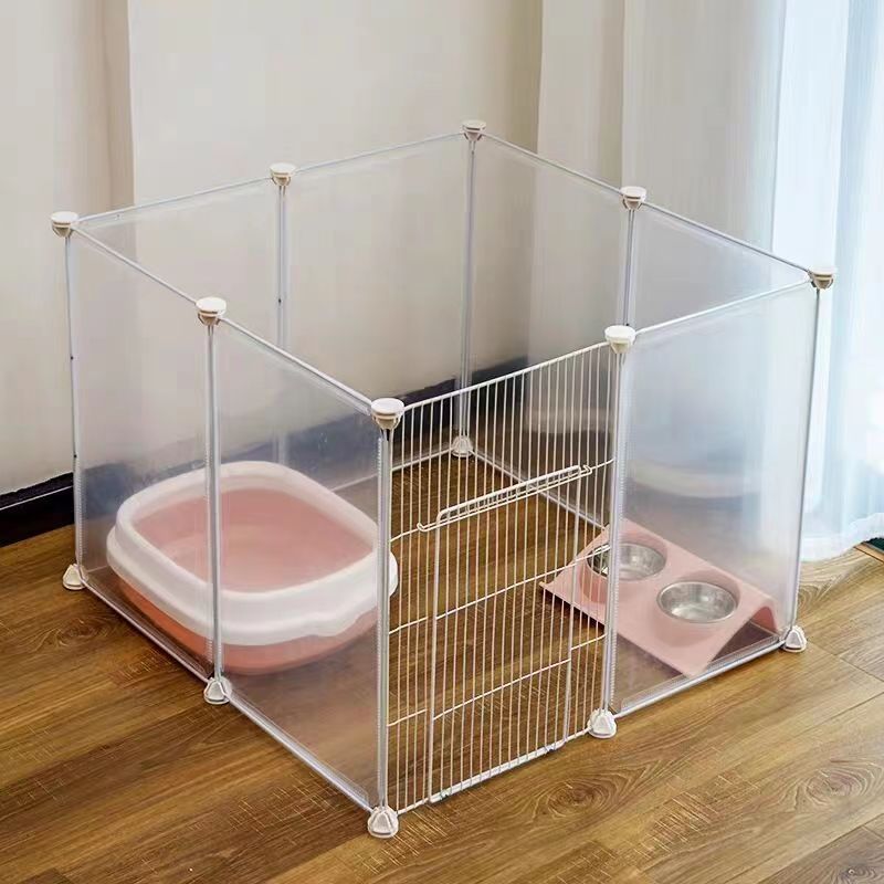 Dog Pen Indoor Dog Cage Small Medium Dog Home Isolation Door Pet Fence Kennel Dog Cage