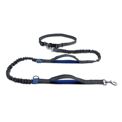 Multifunctional Running Reflective Double Telescopic Dog Leash Dog Chain Lead Rope