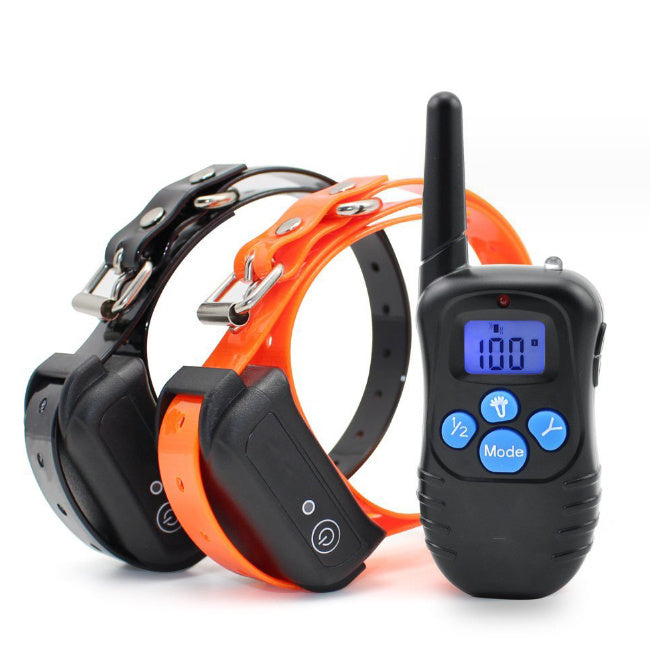 Waterproof dog training device remote control dog training device bark control collar