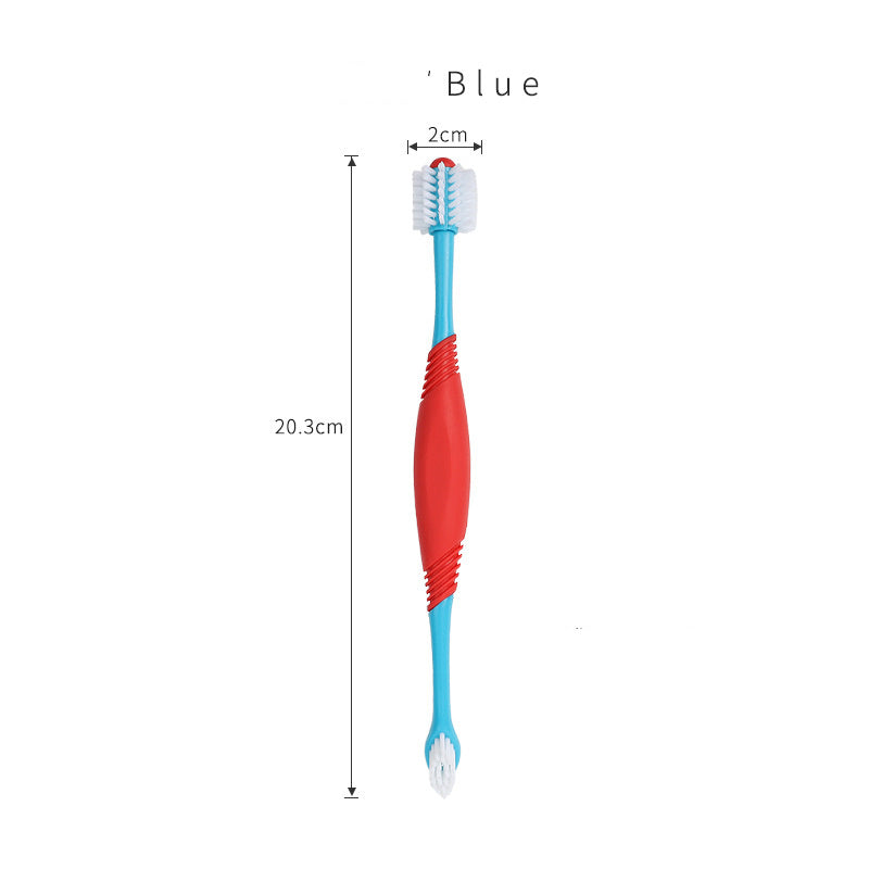 Double-headed Toothbrush For Dog And Cat Teeth Cleaning