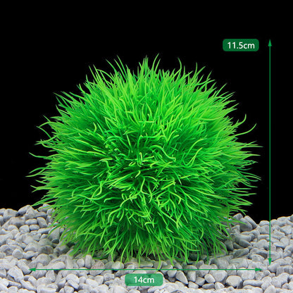 Artificial Grass Ball Aquarium Decoration