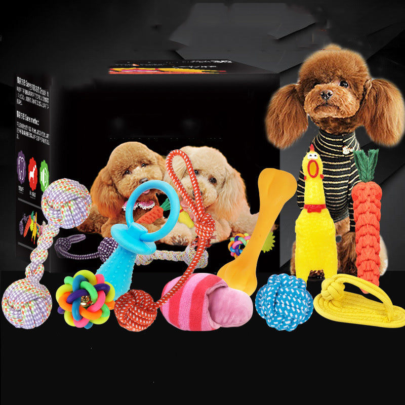 Vocal dog toy sets