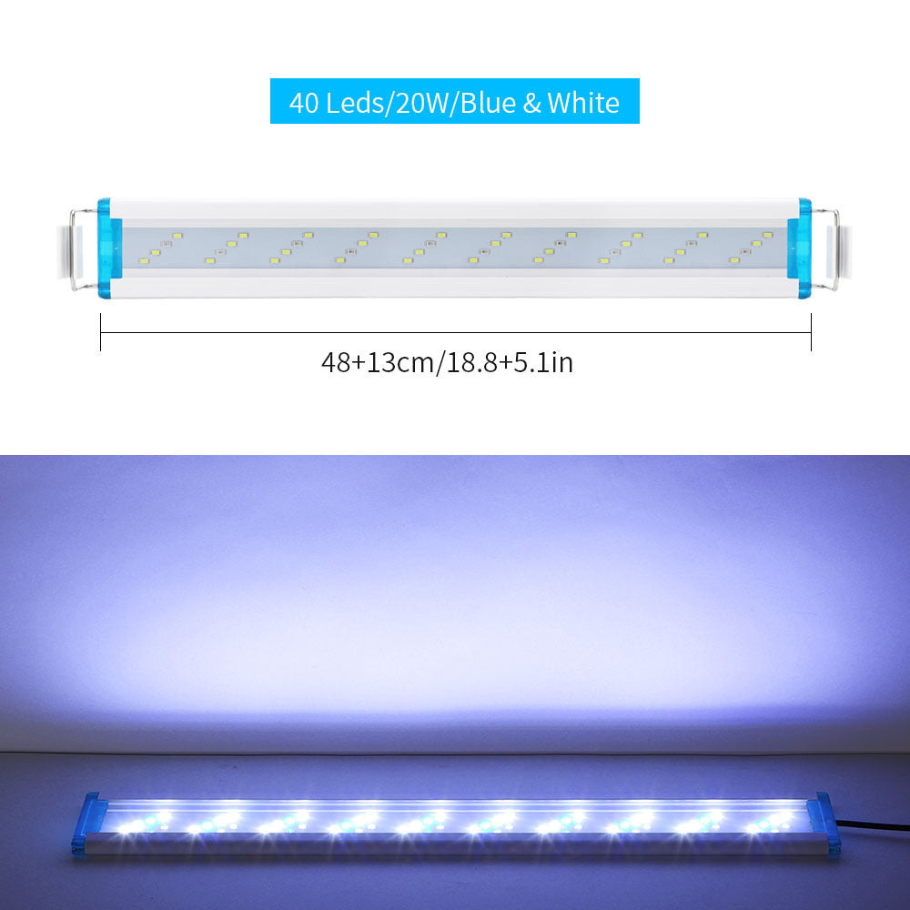 Ultra-thin Aquarium Light Blue and White Light