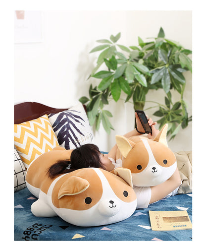 Corgi dog plush toy