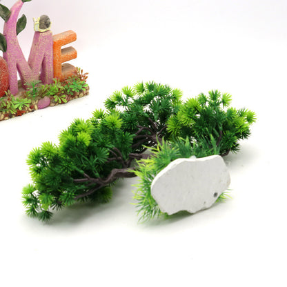 Aquarium Fish Tank Landscaping Pine Tree